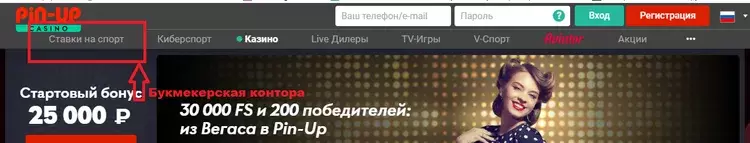 пин ап ставки на спорт