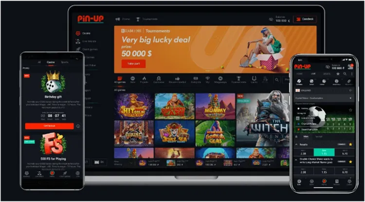 Мобильное приложение пинап