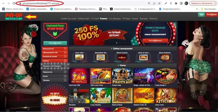 Рабочее  пинап