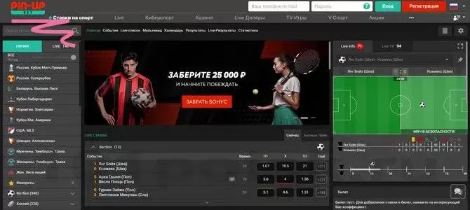 Пин-Ап ставки на спорт Пин-Ап ставки на спорт
