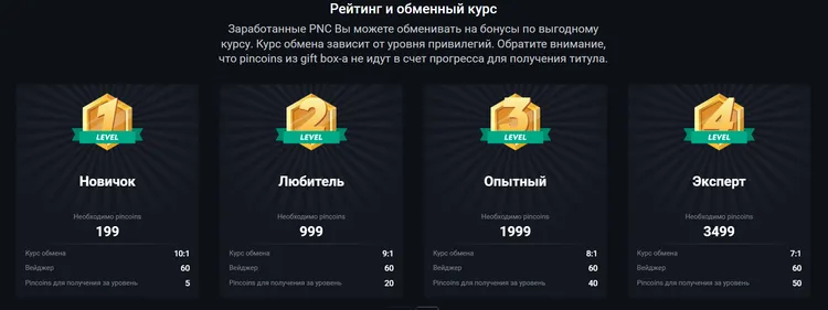 Бонусная система Пинап Бонусная система Пинап