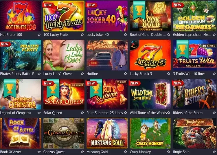 Слоты в онлайн-казино Пинап